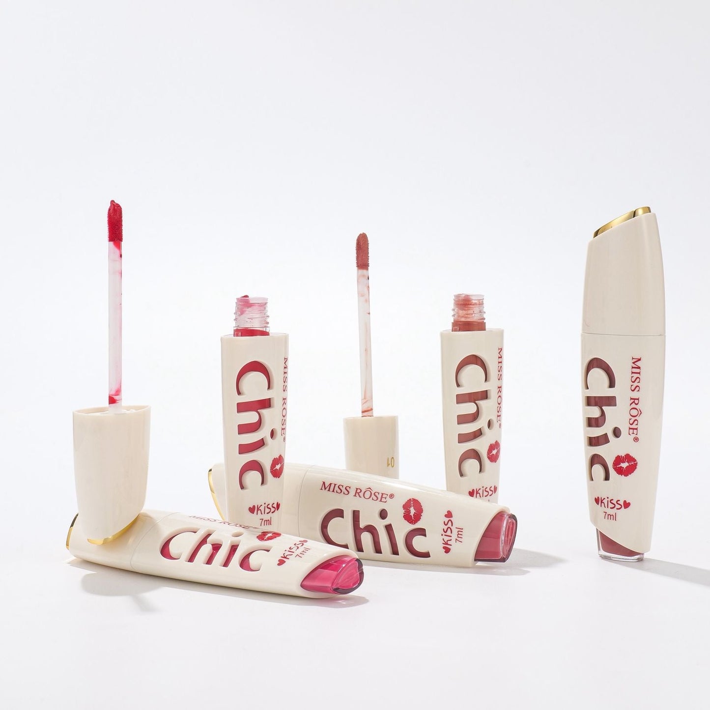 Miss Rose Chic Lipgloss- Bundle of 4