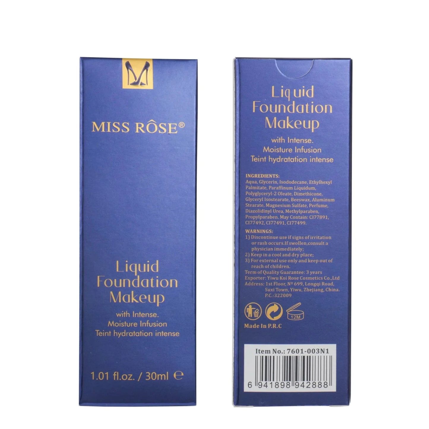 Miss Rose Liquid Makeup Foundation