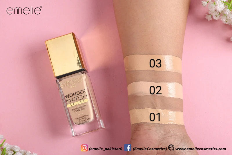Wonder Match Velvet Foundation - 24H Matte SPF 20
