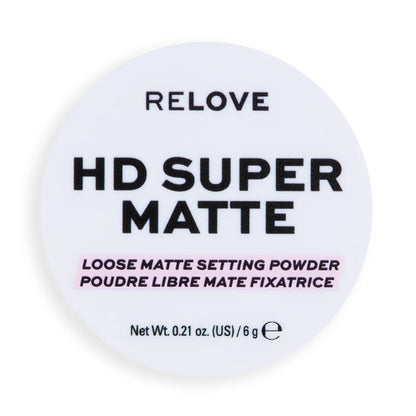 Relove By Revolution HD Super Matte Loose Matte Setting Powder Translucent 6gm