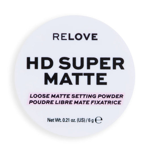 Relove By Revolution HD Super Matte Loose Matte Setting Powder Translucent 6gm