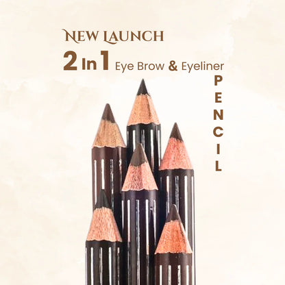 Miss Rose 2 in 1 Eyebrow & Eyeliner Pencil