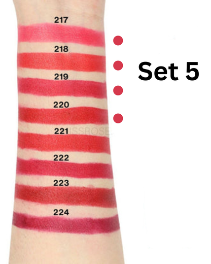 Miss Rose Creamy Matte Lipstick Bundle - Pack of 4