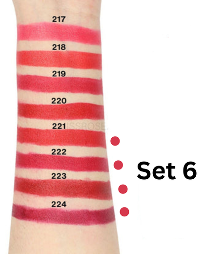 Miss Rose Creamy Matte Lipstick Bundle - Pack of 4
