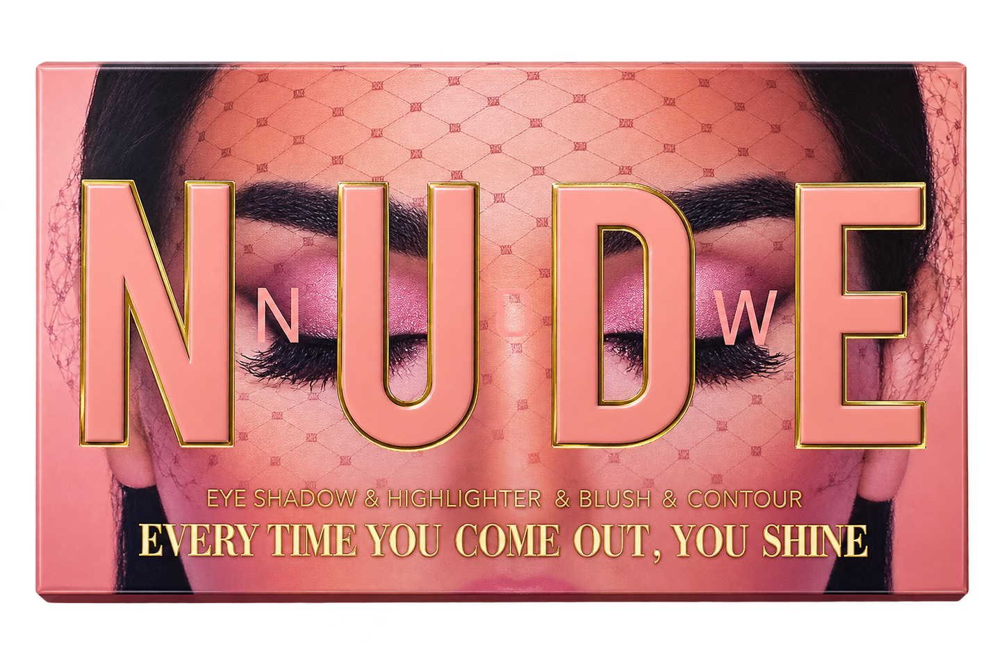 Nude Makeup Book – Eyeshadows & Highlighter, Blush & Contour
