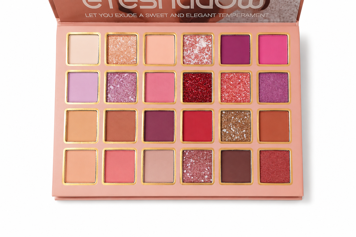 Nude Makeup Book – Eyeshadows & Highlighter, Blush & Contour