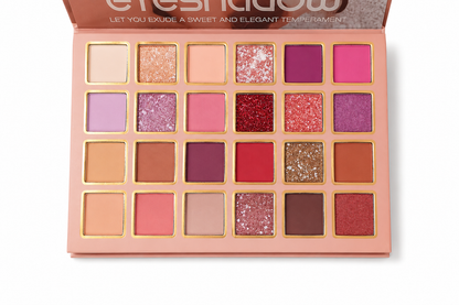 Nude Makeup Book – Eyeshadows & Highlighter, Blush & Contour