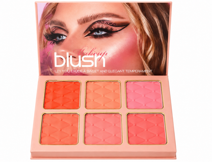 Nude Makeup Book – Eyeshadows & Highlighter, Blush & Contour