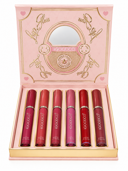 Matte Lip Gloss Set ( 6 pcs)