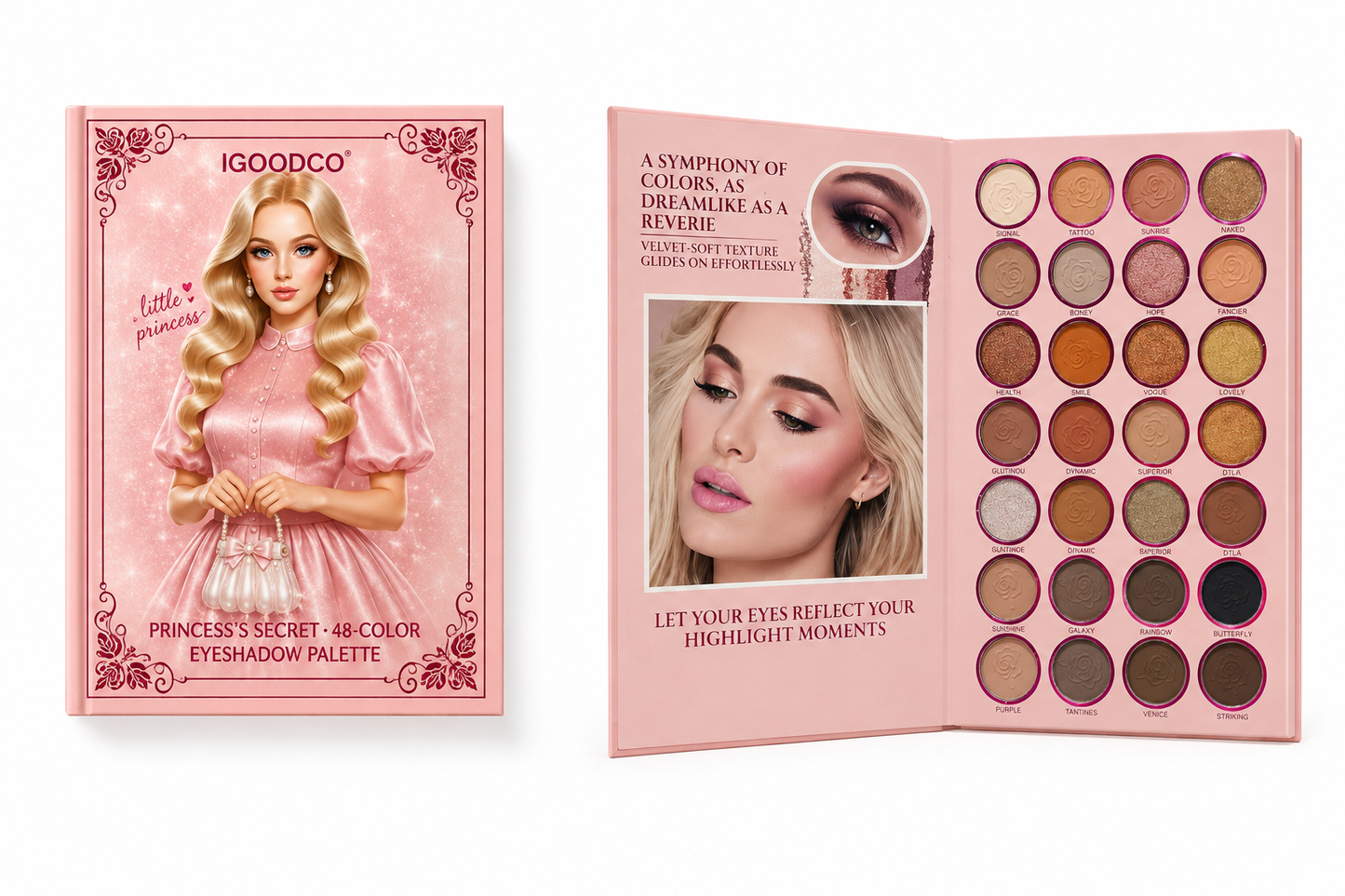 Princess’s Secret 48-Color Eyeshadow Palette (2 Pages)