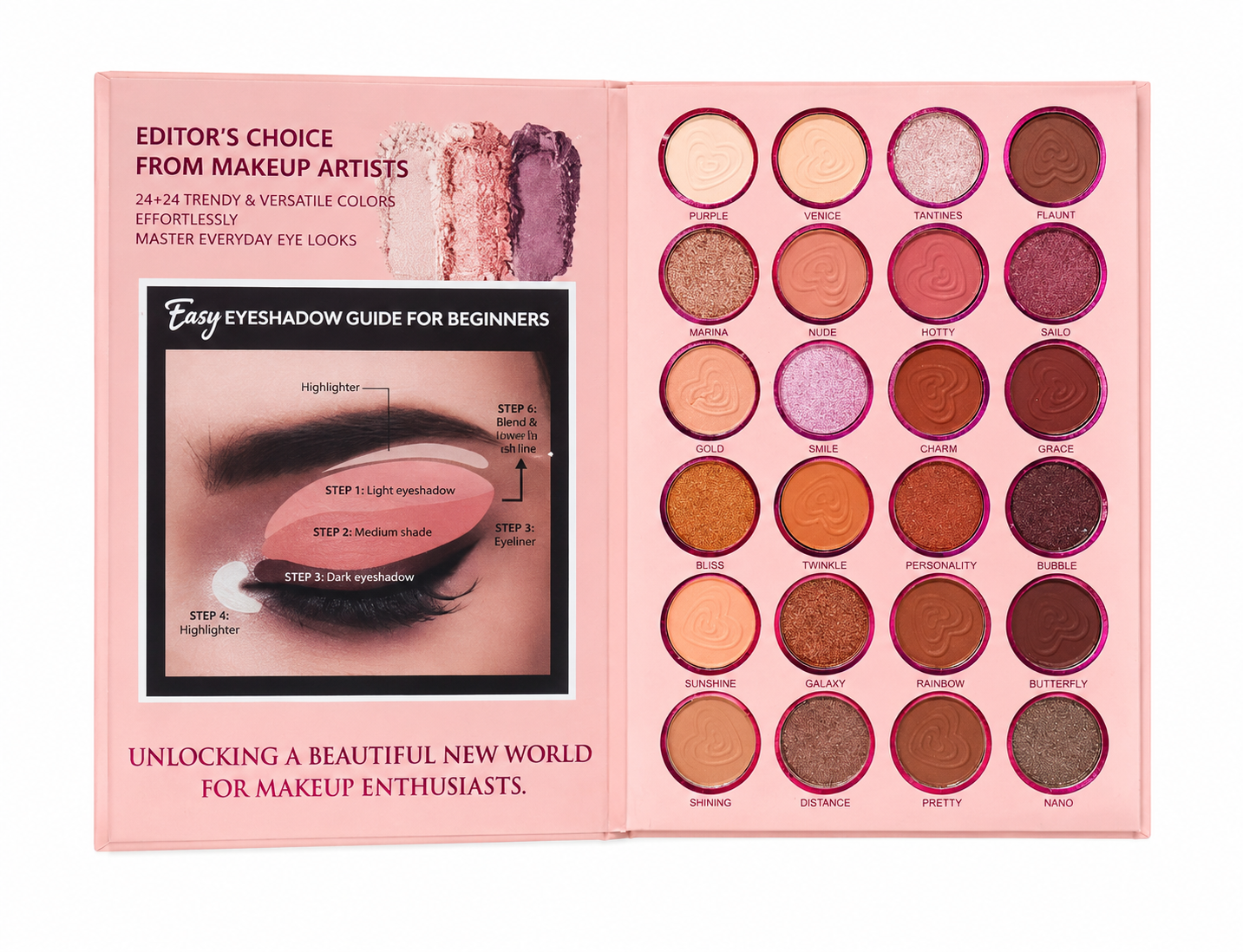 Princess’s Secret 48-Color Eyeshadow Palette (2 Pages)