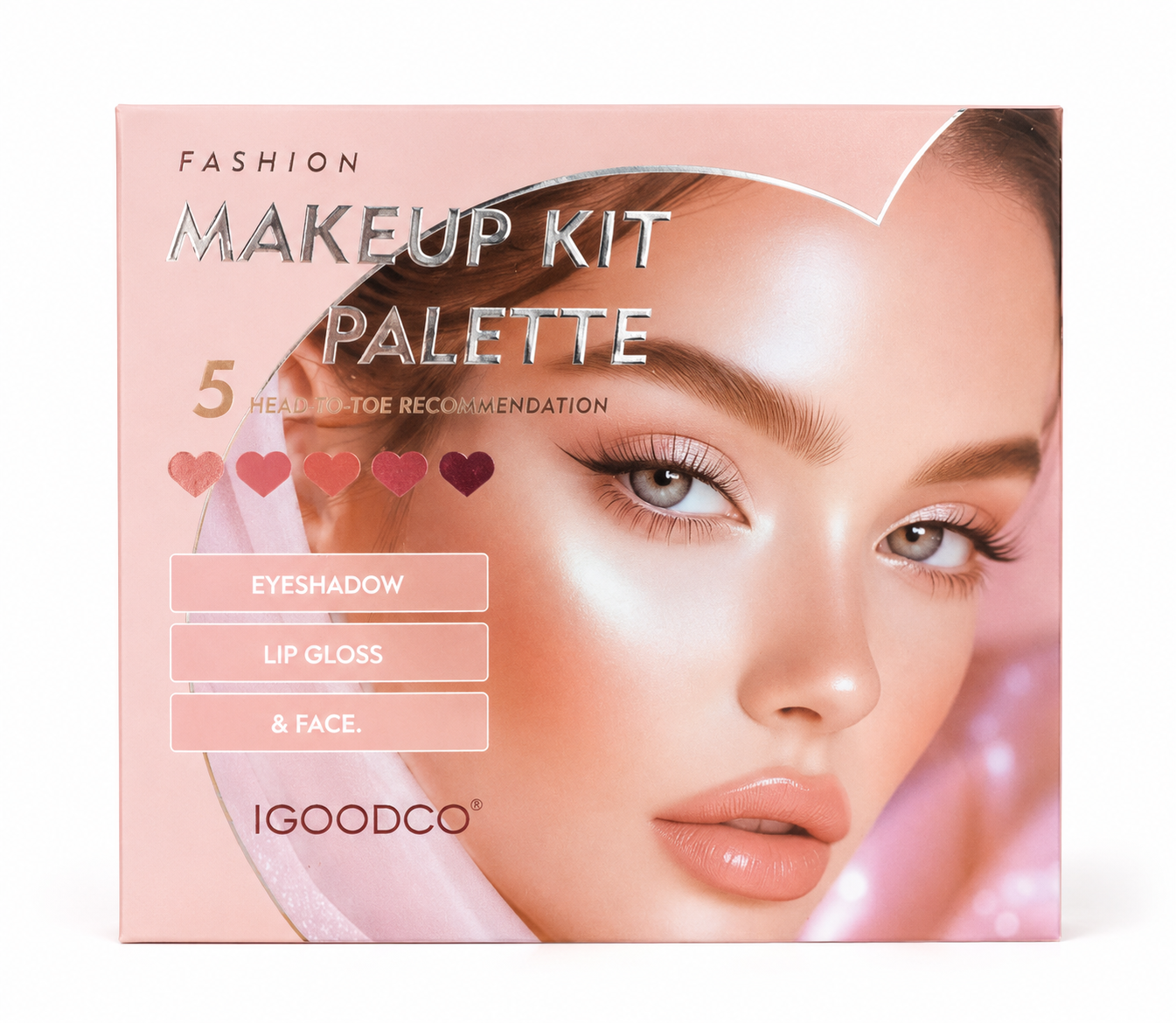 5-Hearts Makeup Kit Palette