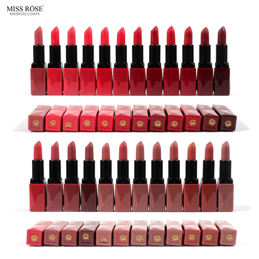 Miss Rose Creamy Matte Lipstick Bundle - Pack of 4
