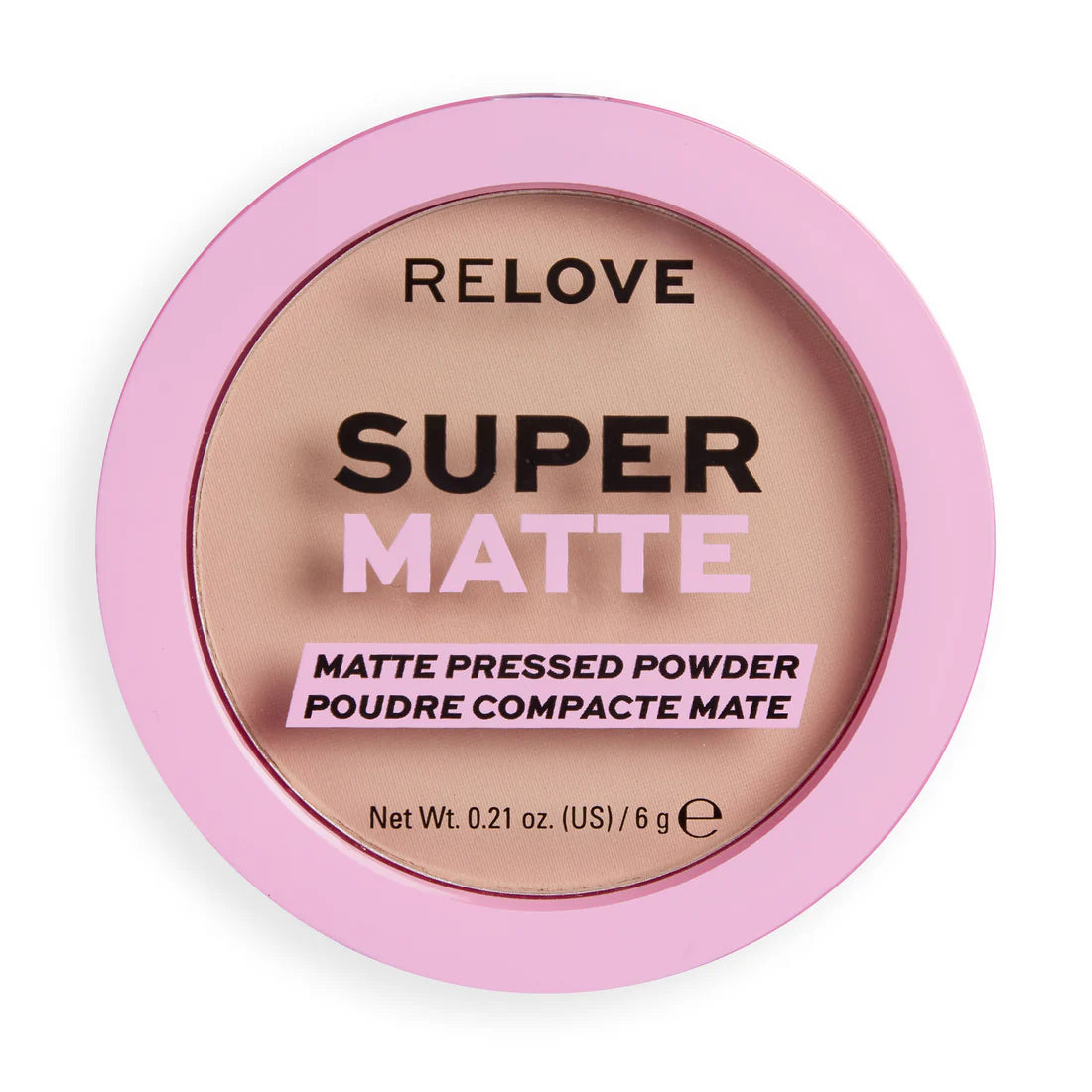 Relove By Revolution Super Matte Pressed Powder Vanilla
