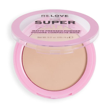 Relove By Revolution Super Matte Pressed Powder Vanilla