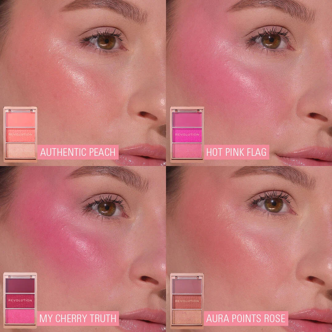 Blush Icon Palette Aura Points Rose