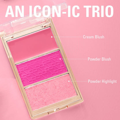 Blush Icon Palette Hot Pink Flag