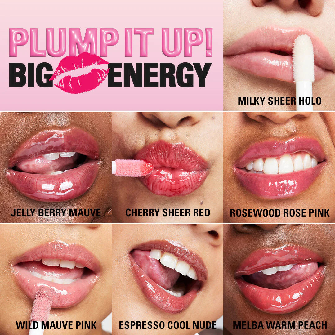 Revolution Pout Bomb Plumping Gloss Rosewood Rose Pink