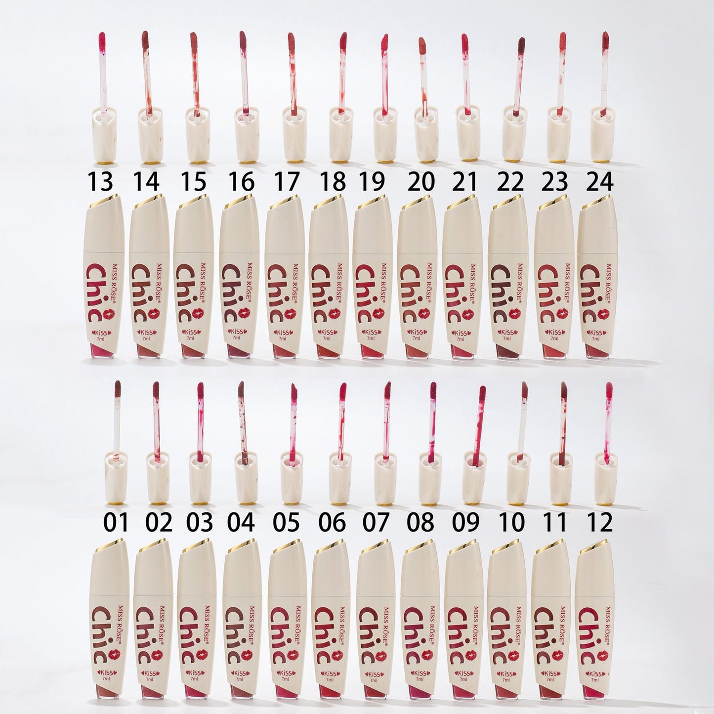 Miss Rose Chic Lipgloss- Bundle of 4
