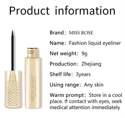 Miss Rose Black Eyeliner Gold