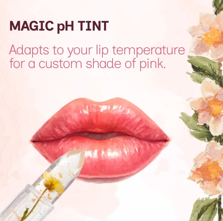 Jelly Lipstick Color Changing, Transparent Lip Balm for Girls