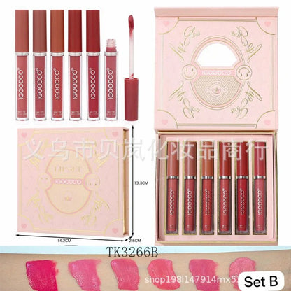 iGoodco 6pcs Matte Lip Gloss Set