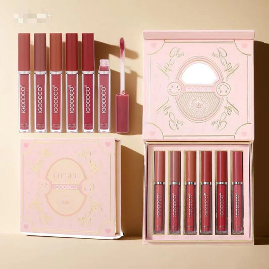 iGoodco 6pcs Matte Lip Gloss Set